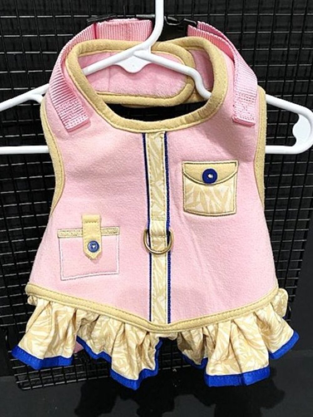 DOG VEST HARNESS SIZE M ELLEN DEGENERES PINK "LOVE"